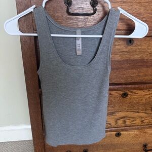 SKIMS grey soft lounge tank, size small